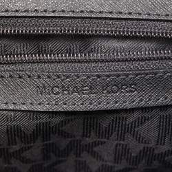 Pre Owned Michael Kors Black Leather Small Ava Top Handle Bag