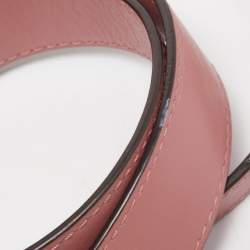 Pre Owned Michael Kors Old Rose Leather Ava Top Handle Bag