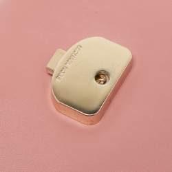 Pre Owned Michael Kors Old Rose Leather Ava Top Handle Bag