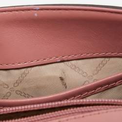 Pre Owned Michael Kors Old Rose Leather Ava Top Handle Bag