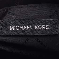 مملوكة مسبقًا حقيبة ساتشل مايكل كورس سيلما جلد بني كبيرة