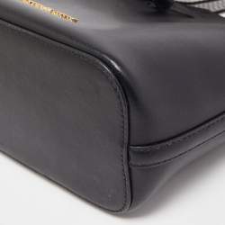 Pre Owned Michael Kors Black Leather Eden Bucket Bag 