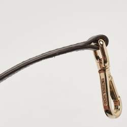 مملوكة مسبقًا حقيبة ساتشل مايكل كورس سيلما جلد بني كبيرة