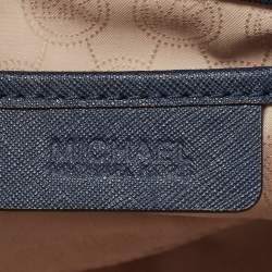 مملوكة مسبقًا حقيبة ساتشل مايكل كورس سيلما جلد بني كبيرة