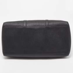 Pre Owned Michael Kors Black Saffiano Leather Large Weekender Bag
