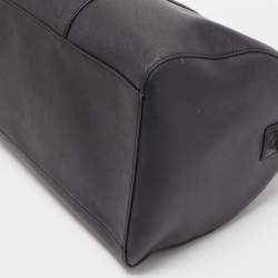 Pre Owned Michael Kors Black Saffiano Leather Large Weekender Bag