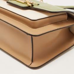 Pre Owned Michael Kors Tricolor Leather Heather Shoulder Bag