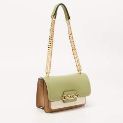 Pre Owned Michael Kors Tricolor Leather Heather Shoulder Bag