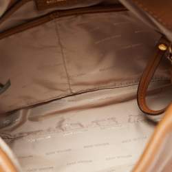 Pre Owned Michael Kors Brown Leather Sienna Shoulder Bag