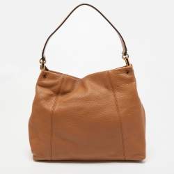 Pre Owned Michael Kors Brown Leather Sienna Shoulder Bag