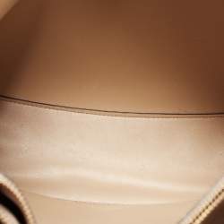 Pre Owned Michael Kors Beige Saffiano Leather Medium Mel Tote