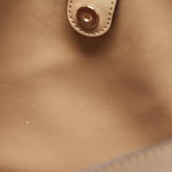 Pre Owned Michael Kors Beige Saffiano Leather Medium Mel Tote