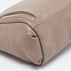 Pre Owned Michael Kors Beige Leather Matilda Shoulder Bag