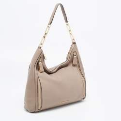 Pre Owned Michael Kors Beige Leather Matilda Shoulder Bag