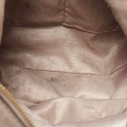 Pre Owned Michael Kors Beige Leather Matilda Shoulder Bag