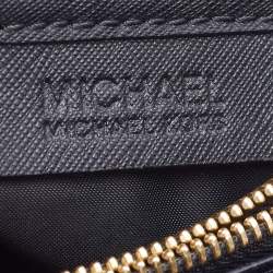 Pre Owned Michael Kors Black Saffiano Leather Portia Top Handle Bag