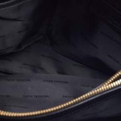 Pre Owned Michael Kors Black Saffiano Leather Portia Top Handle Bag