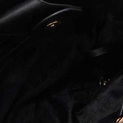 مملوكة مسبقًا MICHAEL Michael Kors Black Saffiano Leather Hamilton East West Tote