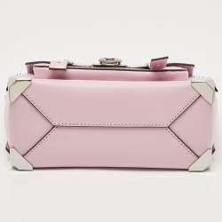 Pre Owned Michael Kors Lilac Leather Medium Manhattan Top Handle Bag