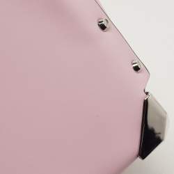 Pre Owned Michael Kors Lilac Leather Medium Manhattan Top Handle Bag