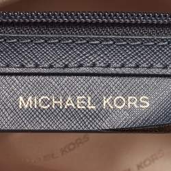 مملوكة مسبقًا Michael Kors Navy Blue Saffiano Leather Medium Selma Tote