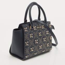 مملوكة مسبقًا Michael Kors Navy Blue Saffiano Leather Medium Selma Tote