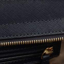 مملوكة مسبقًا Michael Kors Navy Blue Saffiano Leather Medium Selma Tote