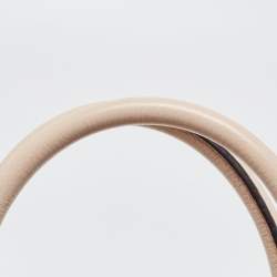 Pre Owned حقيبة مايكل كورس ريلي جلد أزرق فاتح كبيرة