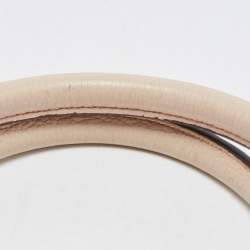 Pre Owned حقيبة مايكل كورس ريلي جلد أزرق فاتح كبيرة