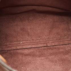 Pre Owned Michael Kors Brown Leather Lucy Hobo 