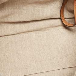 Pre Owned Michael Kors Blue Canvas Isla Tote