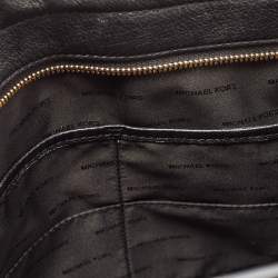 Pre Owned Michael Kors Black Leather Hamilton Tote