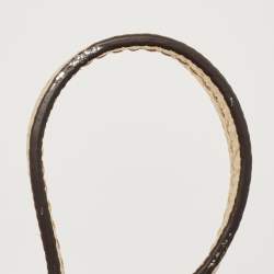 Pre Owned Michael Kors Gold Leather Small Mercer Tote