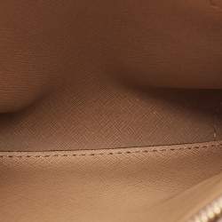 Pre Owned Michael Kors Gold Leather Small Mercer Tote