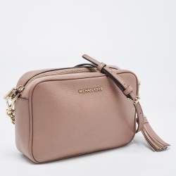 Pre Owned حقيبة كروس مايكل كورس جيني كاميرا جلد بني صغيرة