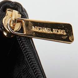 Pre Owned Michael Kors Black Leather Flap Crossbody Bag