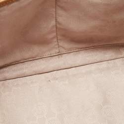 Pre Owned Michael Kors Tan Saffiano Leather Large Selma Satchel