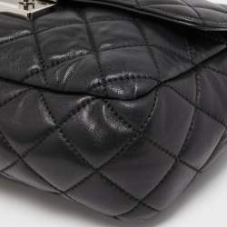 Pre Owned Michael Kors Black Quilted Leather Large Sloan Chain Shoulder Bag