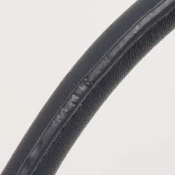 Pre Owned Michael Kors Blue Signature Coated Canvas and Leather Medium Carine Satchel