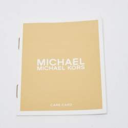 Pre Owned Michael Kors Black Leather Medium Carine Satchel