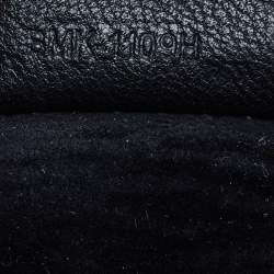 Pre Owned Michael Kors Black Leather Shopper Tote