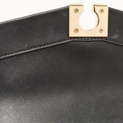 Pre Owned Michael Kors Black Leather Small Lita Crossbody Bag 