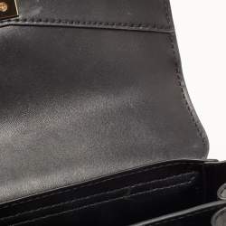 Pre Owned Michael Kors Black Leather Small Lita Crossbody Bag 
