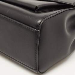 Pre Owned Michael Kors Black Leather Small Lita Crossbody Bag 
