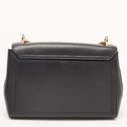 Pre Owned Michael Kors Black Leather Small Lita Crossbody Bag 