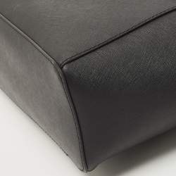 مملوكة مسبقًا Michael Kors Navy Blue Saffiano Leather Jet Set Top Zip Tote