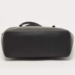 مملوكة مسبقًا Michael Kors Navy Blue Saffiano Leather Jet Set Top Zip Tote