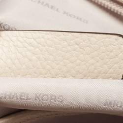 Pre Owned Michael Kors Grey Mercer Medium Leather Duffel Bag