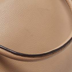 MICHAEL Micheal Kors Beige Leather Dome Satchel