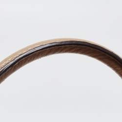 Pre Owned MICHAEL Michael Kors Beige Leather Dome Satchel